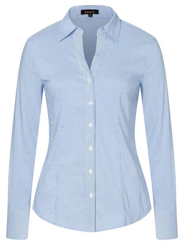 MORE & MORE Blouse 'BILLA' in Blue