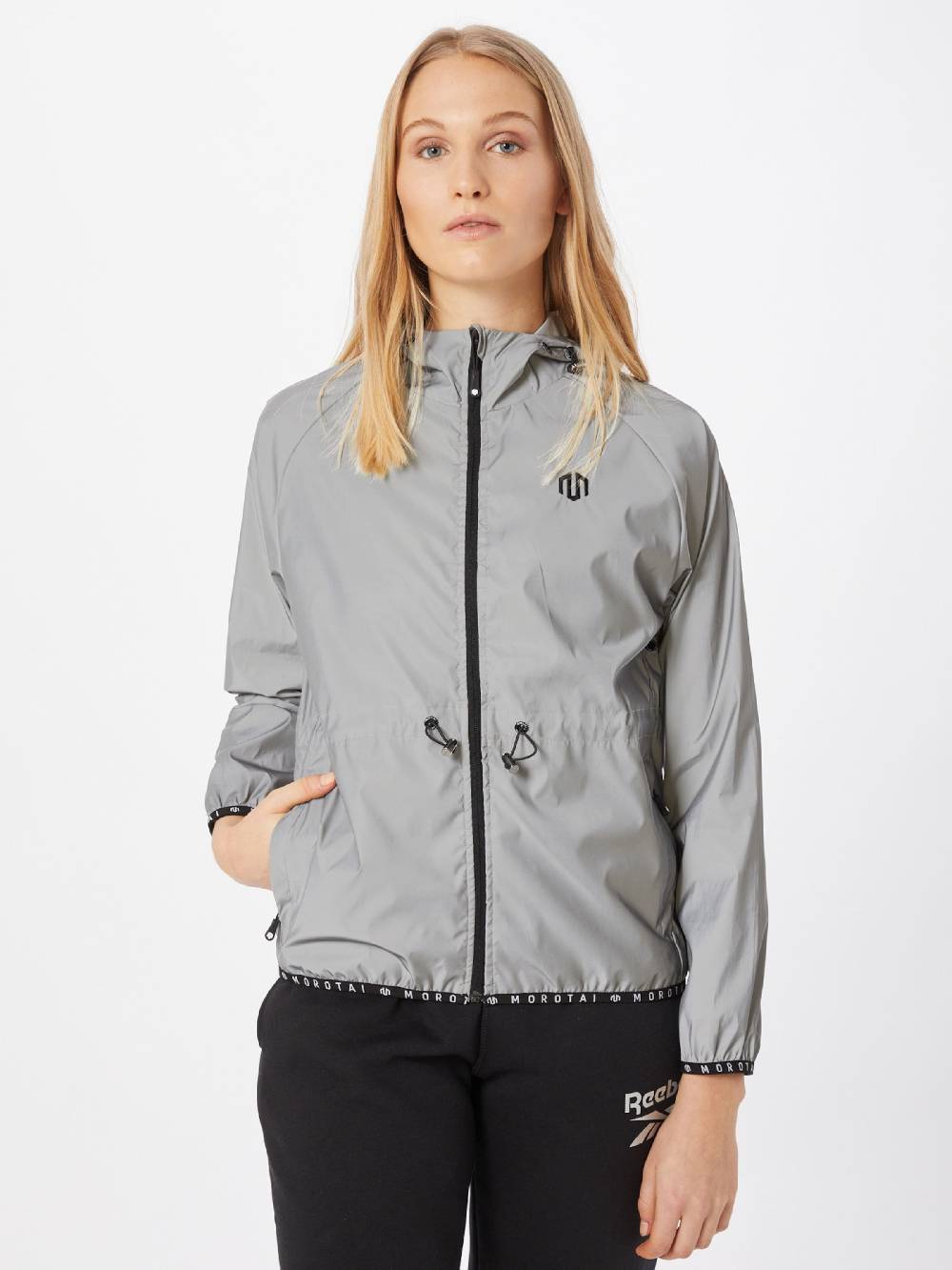 MOROTAI Athletic Jacket In Grey