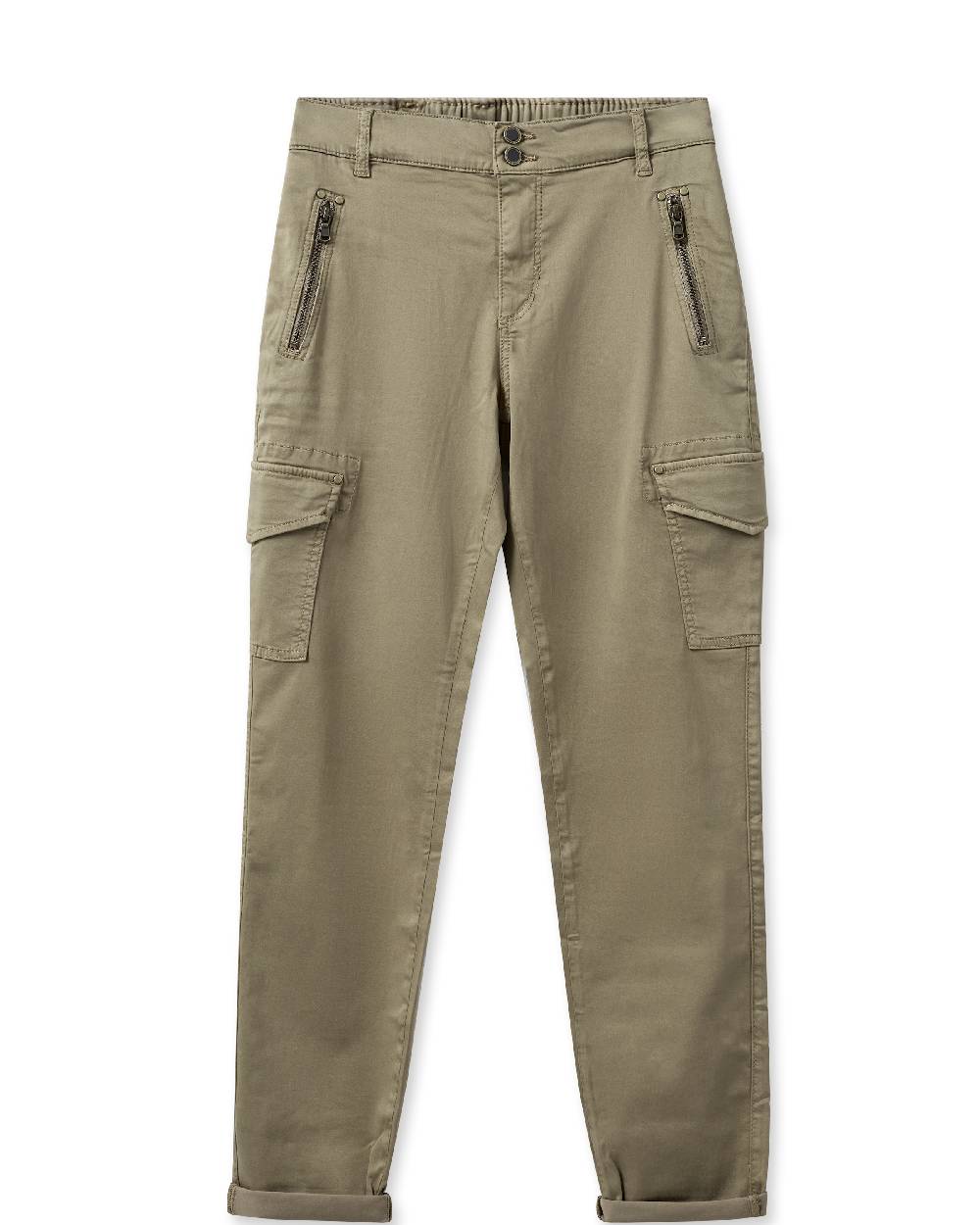MOS MOSH Regular Cargo Pants In Olive
