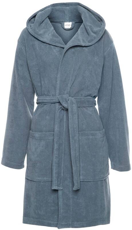 MY HOME Long Bathrobe in Dusty Blue