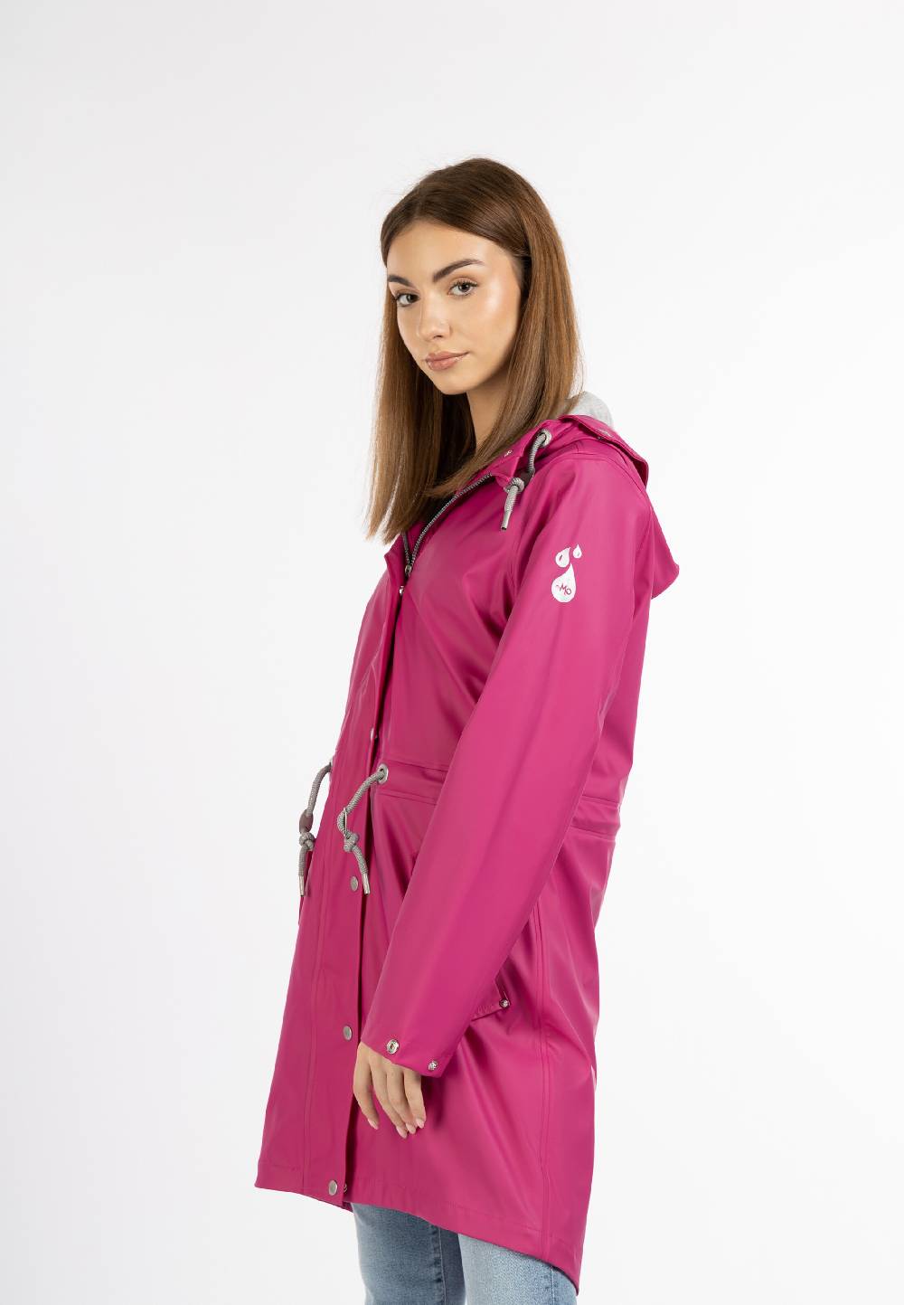 MYMO Raincoat In Fuchsia