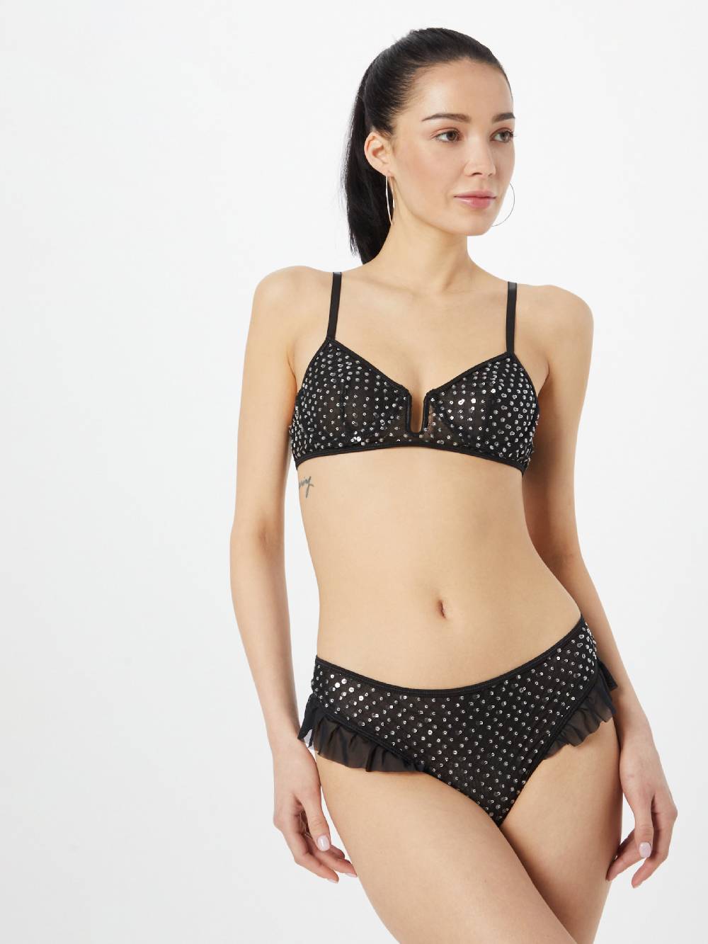 Nasty Gal Bralette Underwear Sets In Black