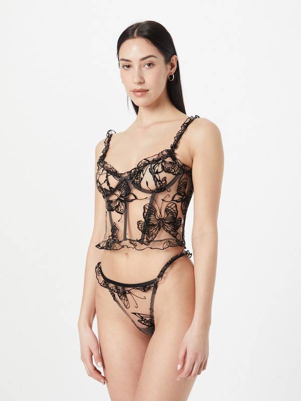 Nasty Gal Bralette Underwear Sets In Black