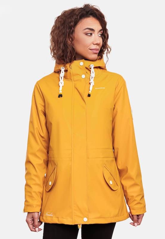 NAVAHOO Performance Jacket 'Ocean Heart' in Yellow