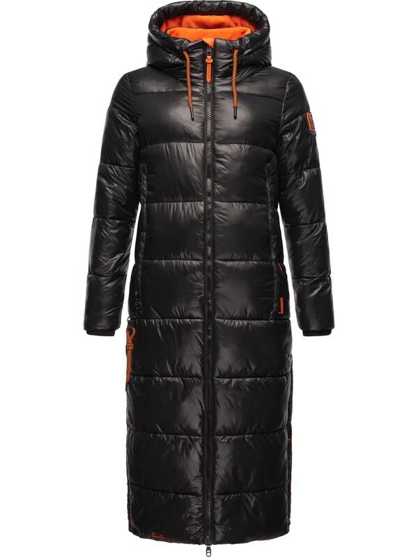 NAVAHOO Winter Coat 'Schmuseengel' in Black