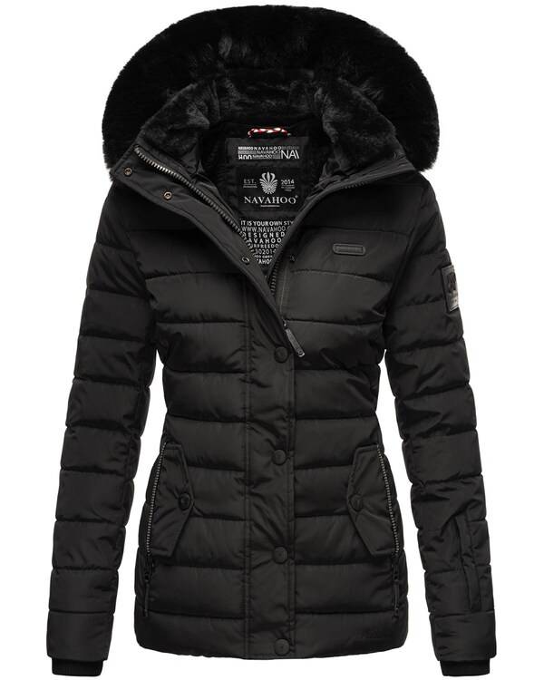 NAVAHOO Winter Jacket 'Milianaa' in Black