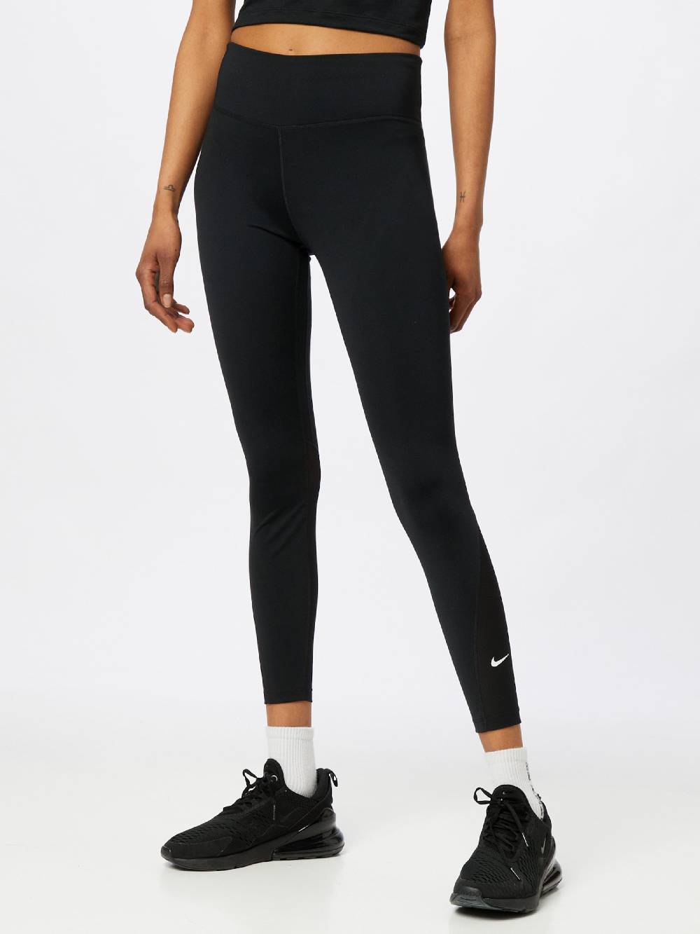 NIKE Skinny Workout Pants 'One' In Black