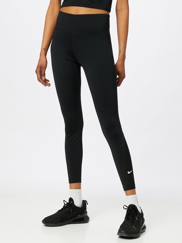NIKE Skinny Workout Pants 'One' in Black