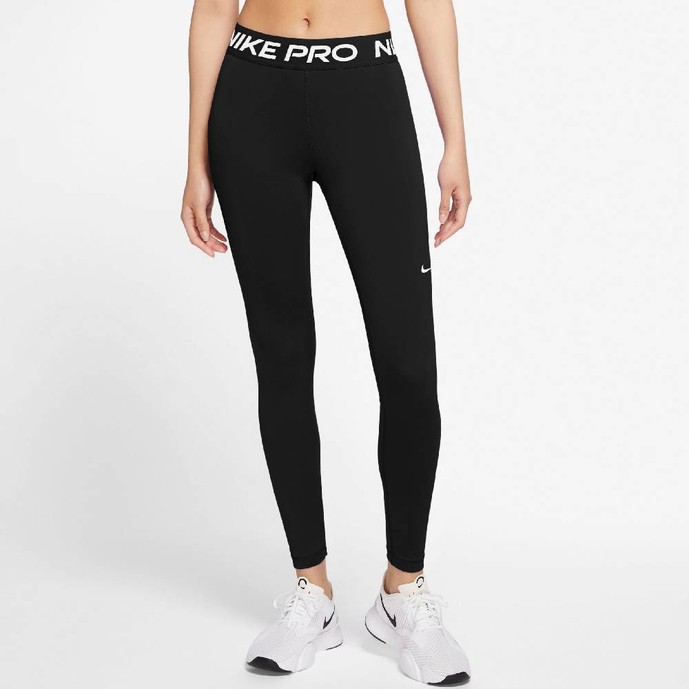 NIKE Skinny Workout Pants 'Pro' In Black