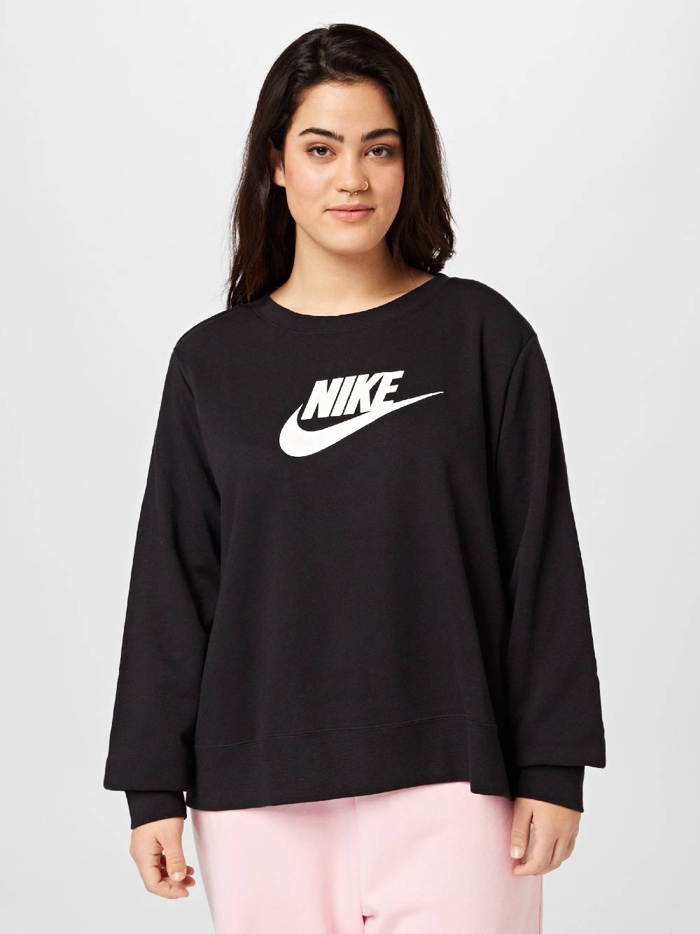 Nike Sportswear Athletic Sweatshirt In Black