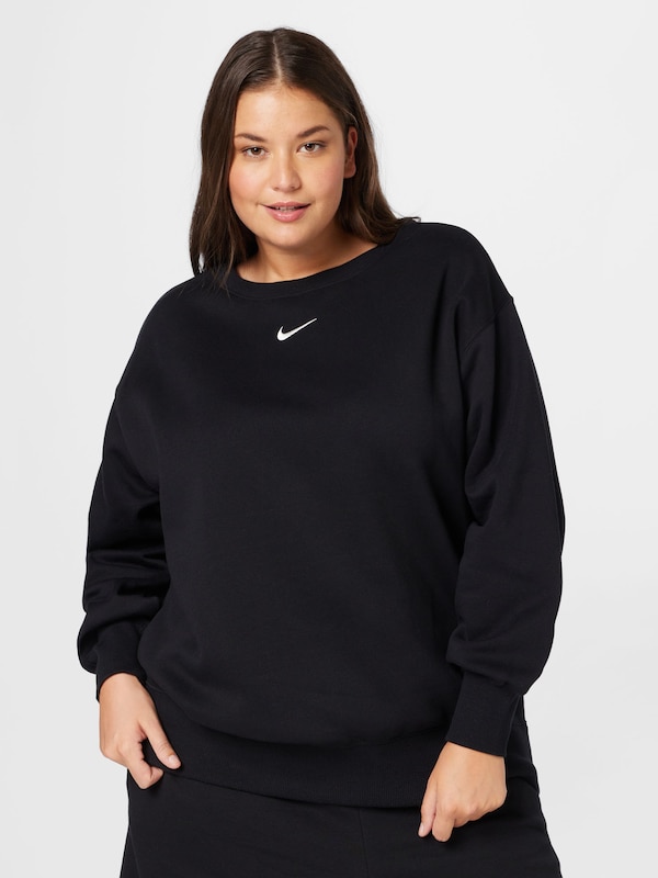 Nike Sportswear Athletic Sweatshirt in Black
