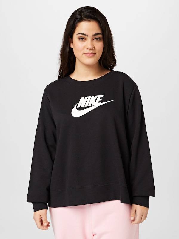 Nike Sportswear Athletic Sweatshirt in Black