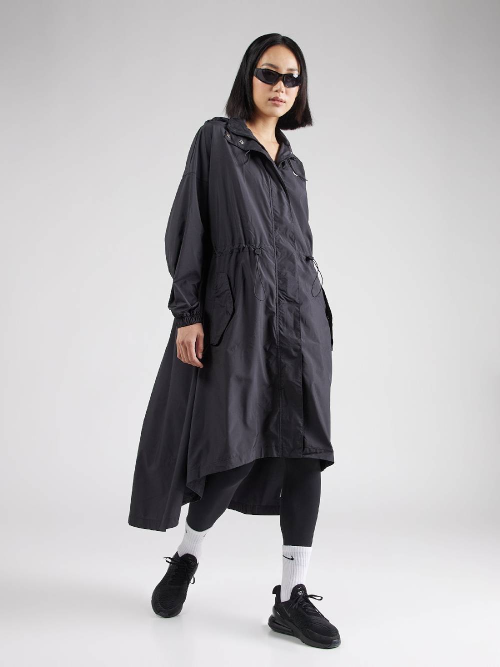Nike Sportswear Between-Seasons Coat 'ESSENTIAL' In Black