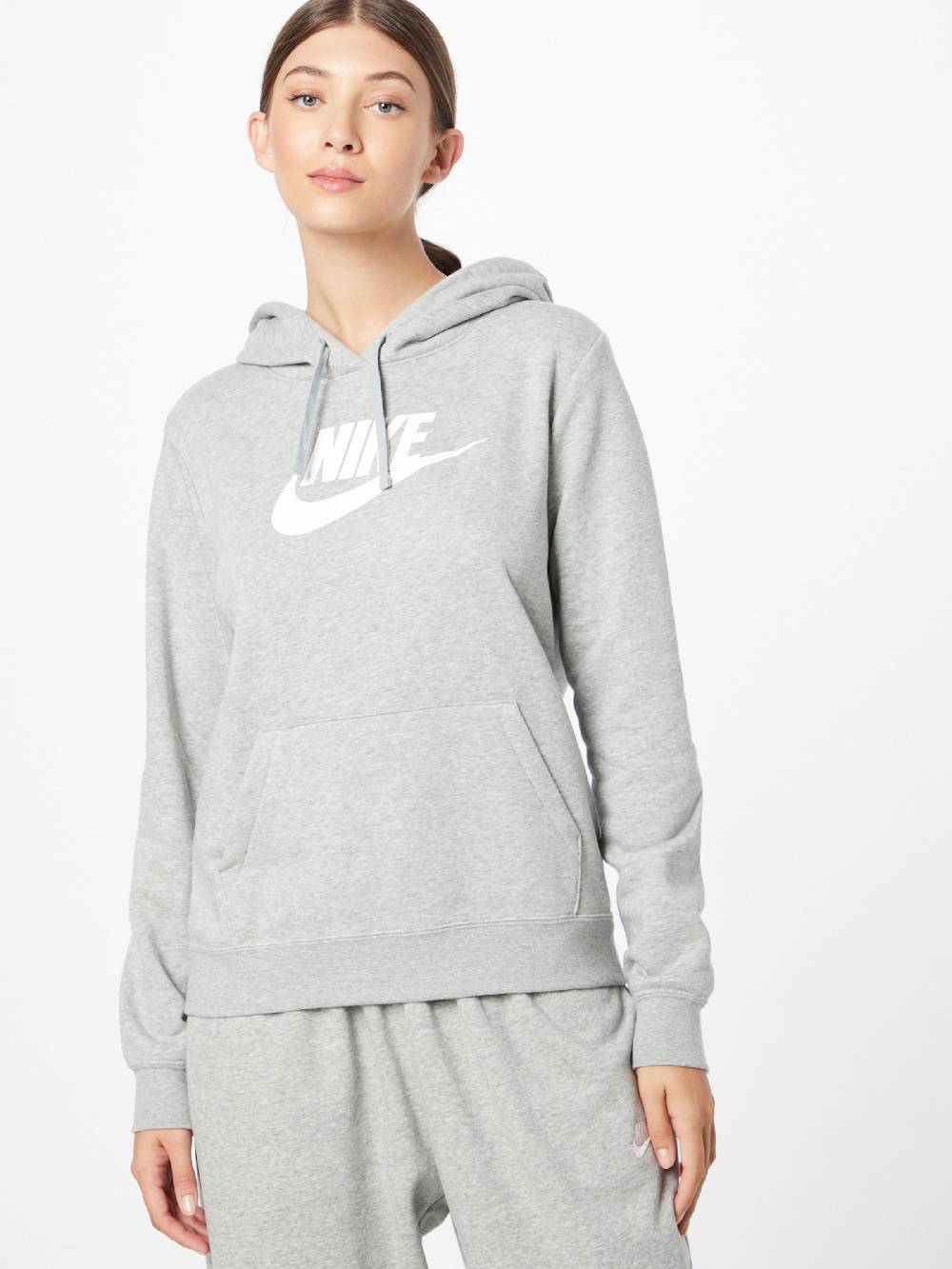 Nike Sportswear Sweatshirt In Mottled Grey