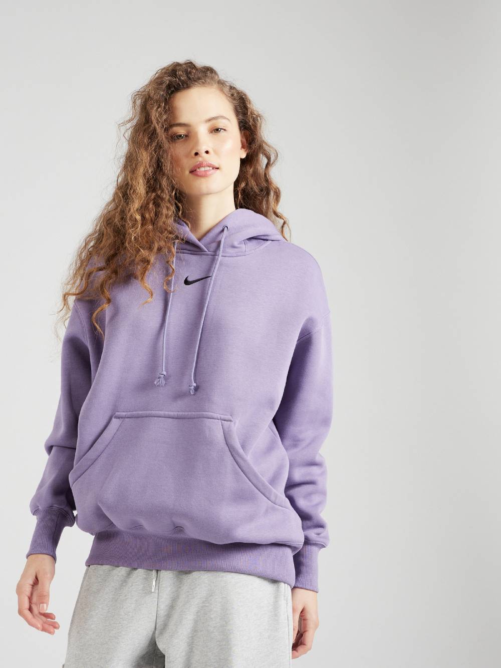 Nike Sportswear Sweatshirt 'Phoenix Fleece' In Purple