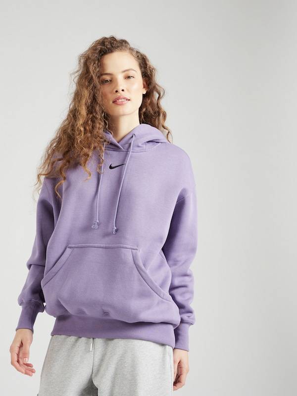 Nike Sportswear Sweatshirt 'Phoenix Fleece' in Purple