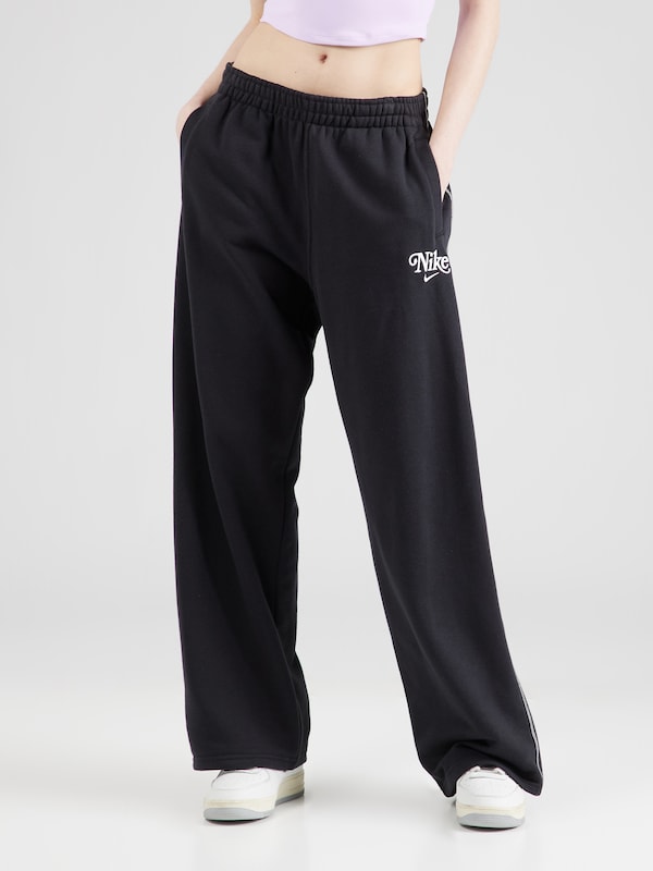 Nike Sportswear Wide leg Pants in Black