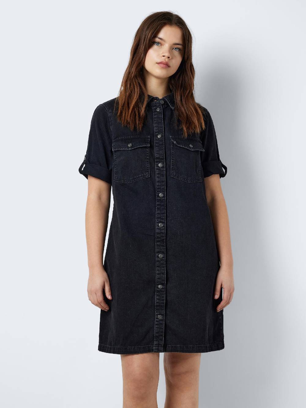 Noisy May Shirt Dress 'New Signe' In Black