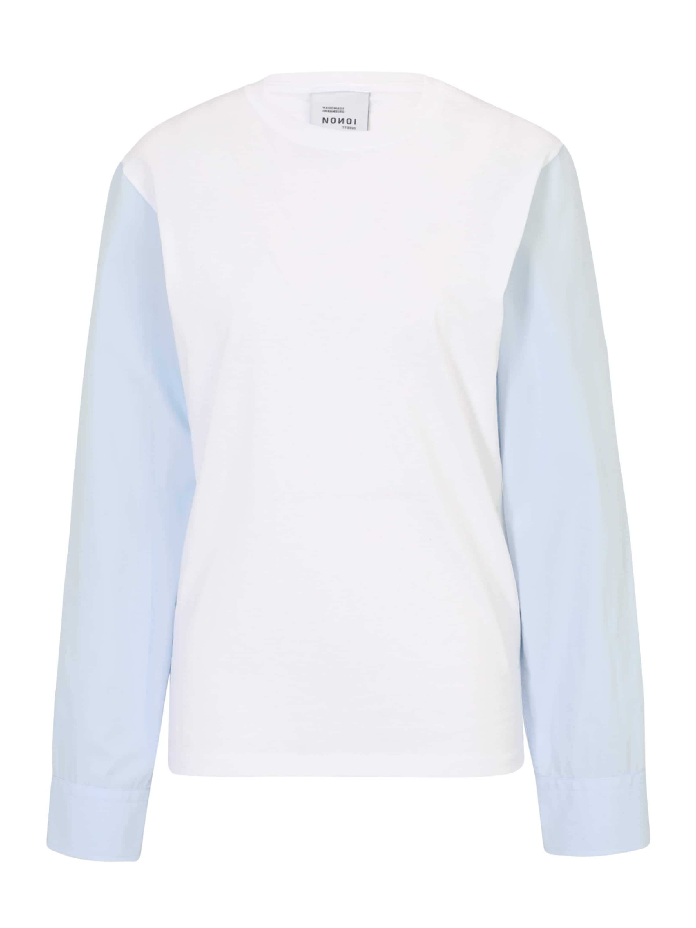 NONOI Studio Blouse 'Nonoi' In Sky Blue, White