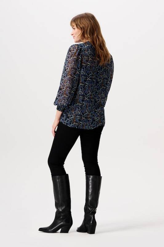 Noppies Blouse 'Foggia' in Navy, Dusty Blue