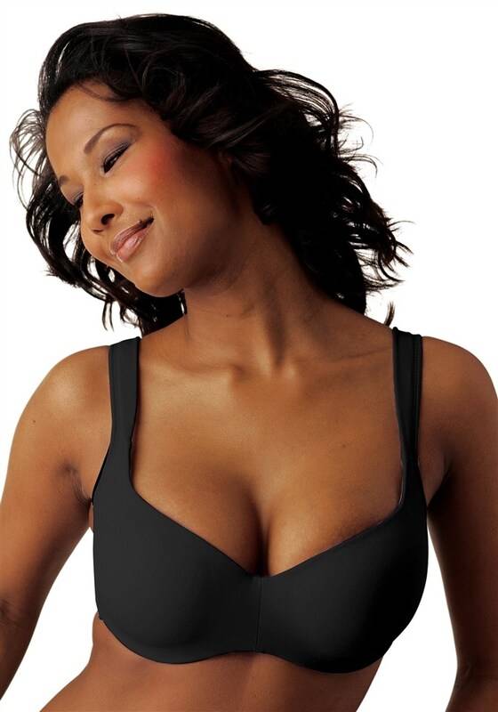 NUANCE T-shirt Bra in Black