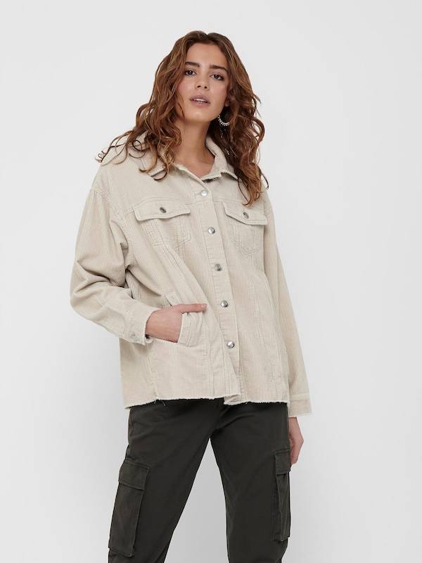 ONLY Between-Season Jacket 'Bitten' In Beige