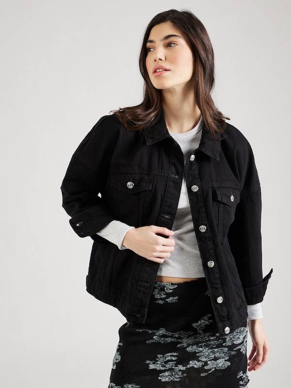 ONLY Between-Season Jacket 'SAFE CAROLINE' in Black Denim