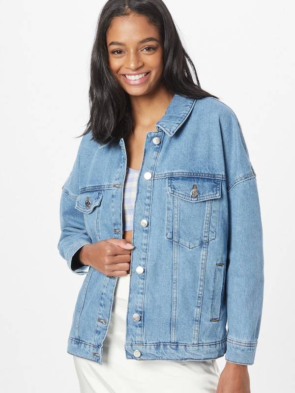 ONLY Between-Season Jacket 'SAFE CAROLINE' in Blue Denim