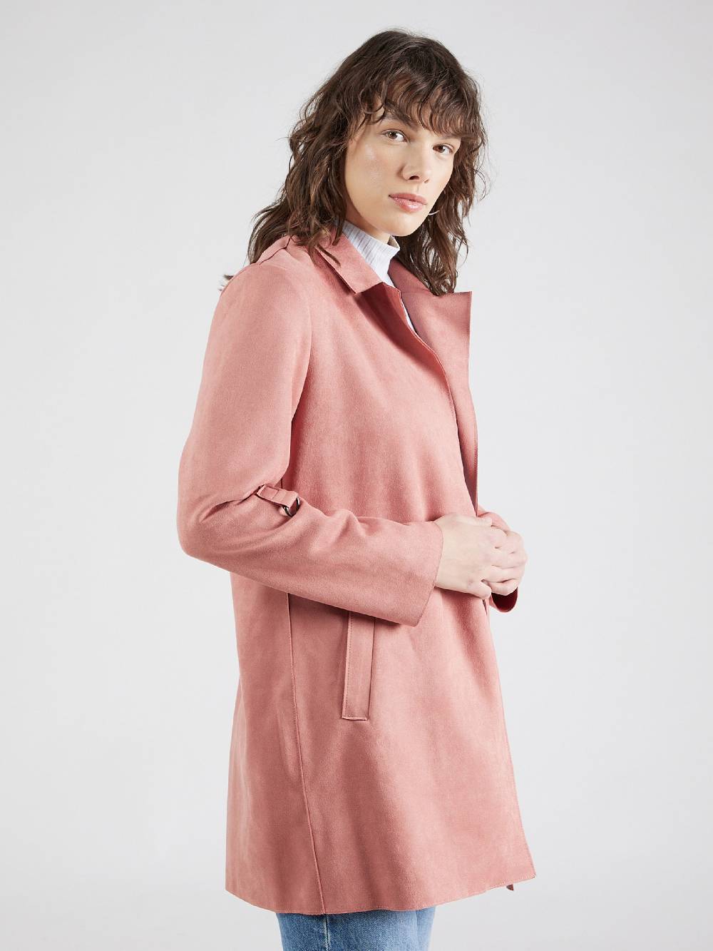 ONLY Between-Seasons Coat 'JOLINE' In Pink