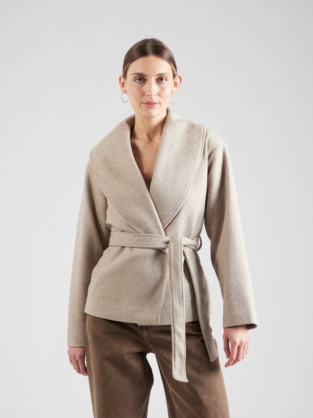 ONLY Between-Seasons Coat 'ONLAugusta' In Sand