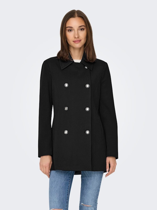 ONLY Between-Seasons Coat 'ONLMIAMI MILI' in Black