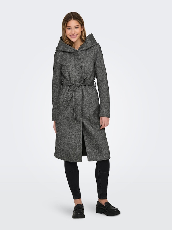 ONLY Between-Seasons Coat 'ONLSedona' in Mottled Grey