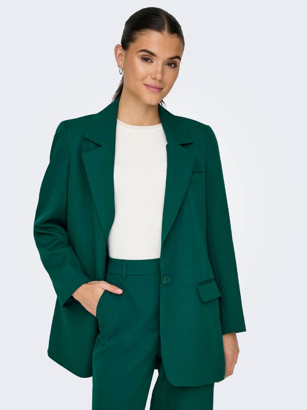 ONLY Blazer 'ONLLana-Berry' In Emerald