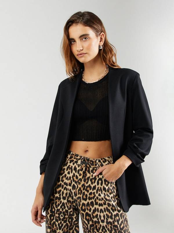 ONLY Blazer 'ONLPOPTRASH' In Black