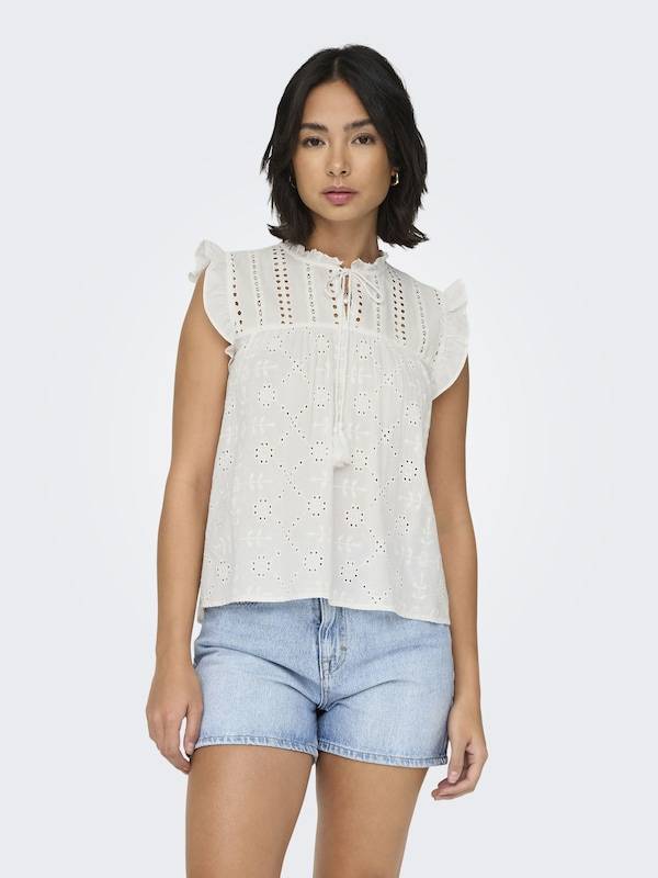 ONLY Blouse 'ONLReva' in Off White