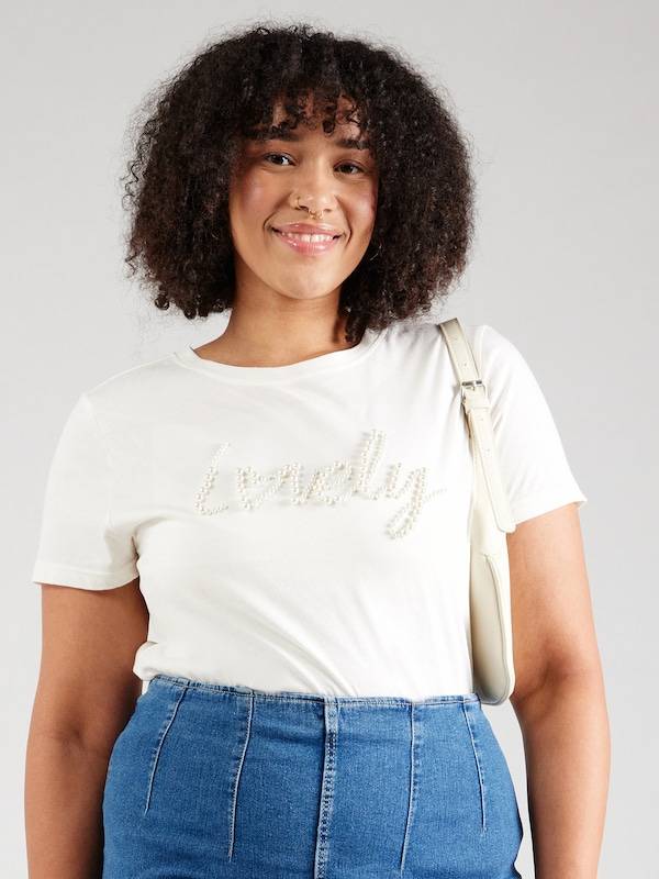 ONLY Carmakoma Shirt 'CARAMY' in White