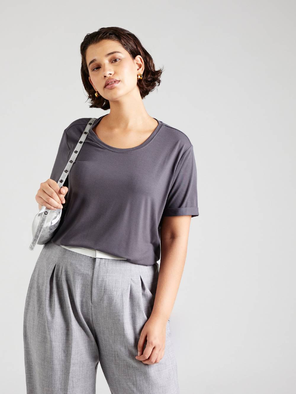 ONLY Carmakoma Shirt In Dark Grey