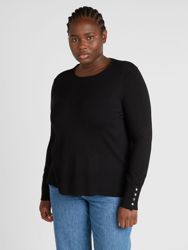 ONLY Carmakoma Sweater 'JULIE' in Black