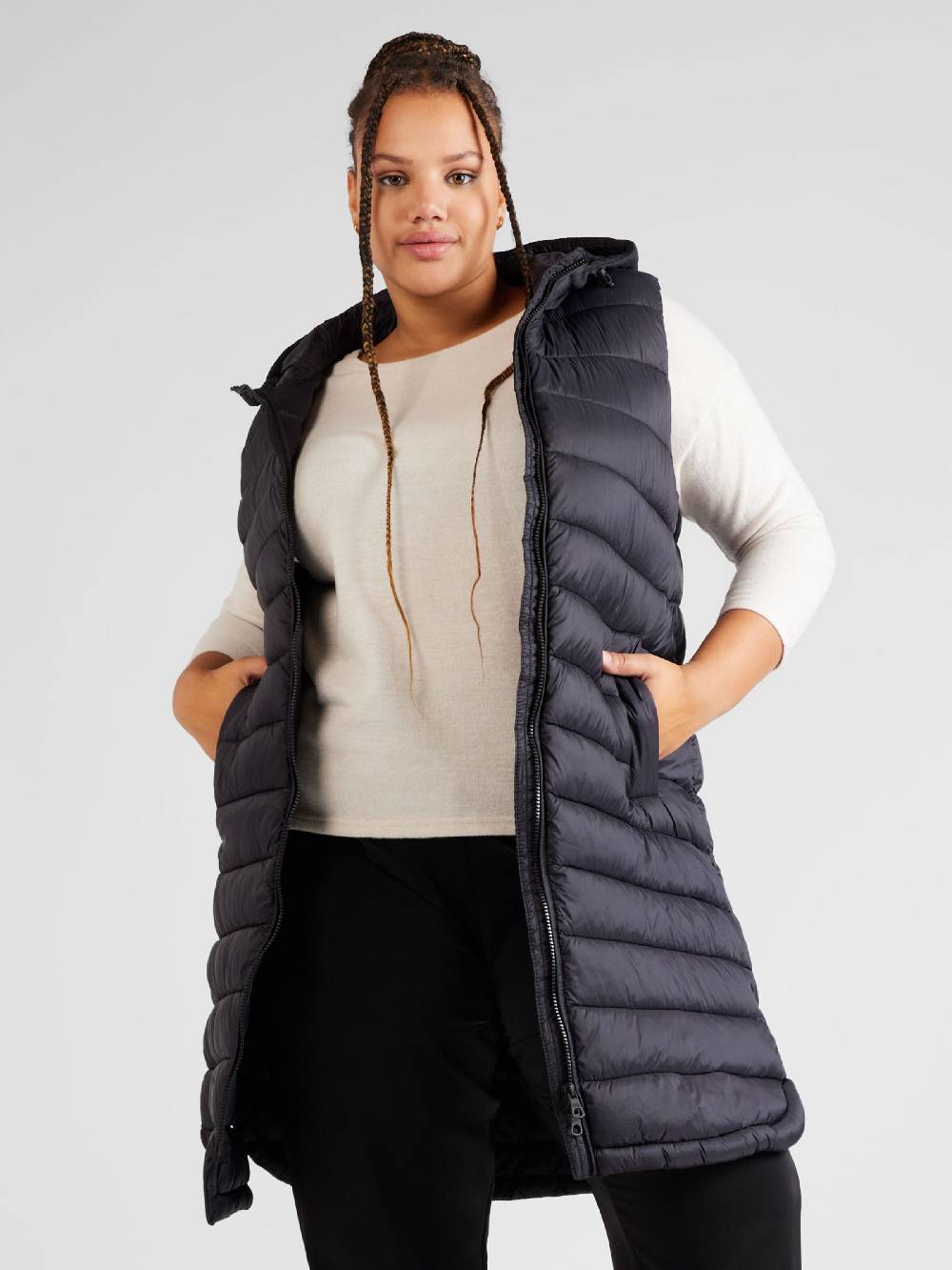 ONLY Carmakoma Vest 'Melody' In Black