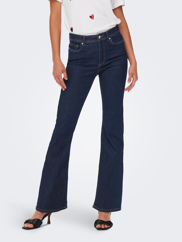 ONLY Flared Jeans 'ONLWauw' in Dark Blue