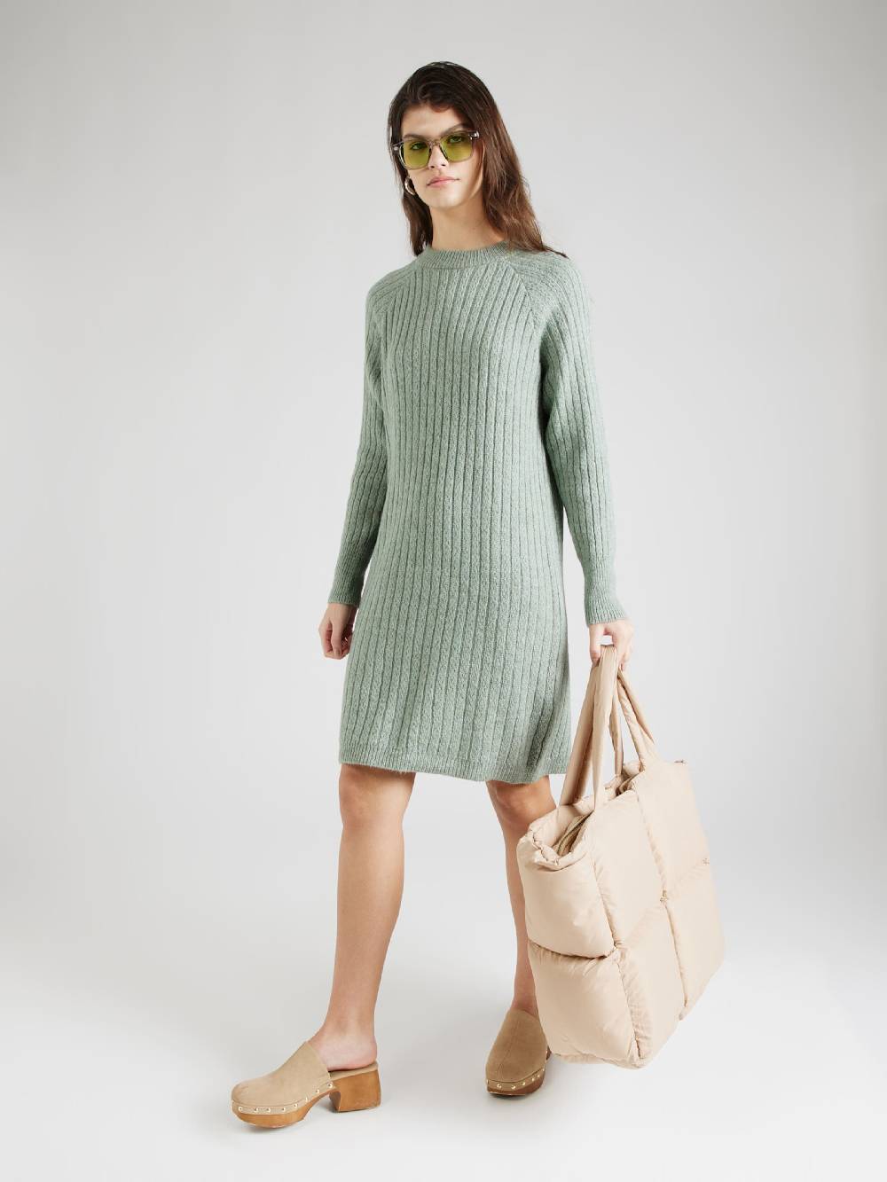ONLY Knitted Dress 'ONLJamelia' In Mint