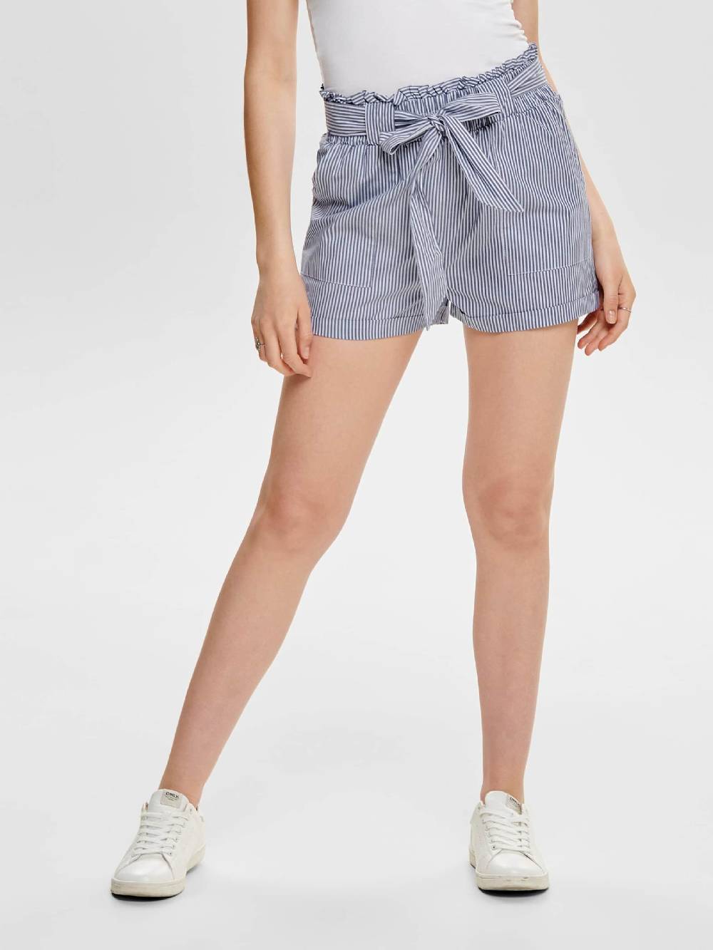 ONLY Loose Fit Pants 'Smilla' In Dusty Blue
