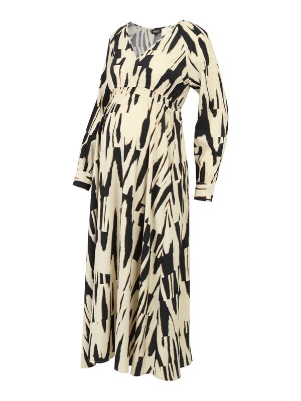 Only Maternity Dress 'OLMMILA' in Beige