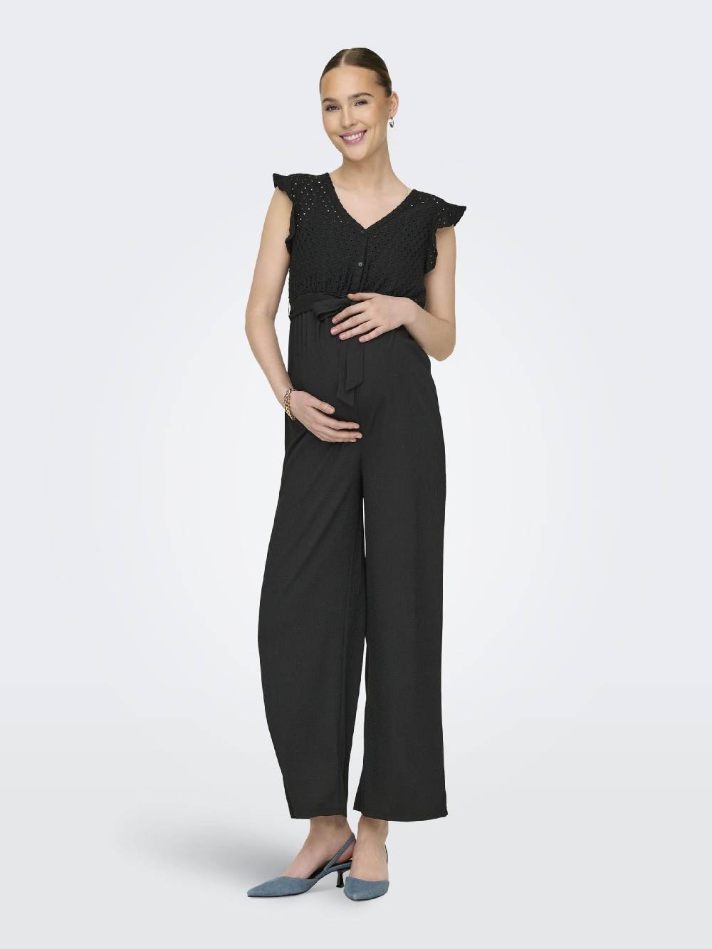 Only Maternity Jumpsuit In Black