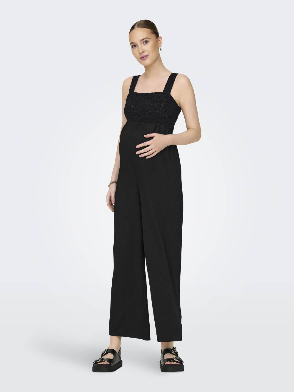 Only Maternity Jumpsuit In Black