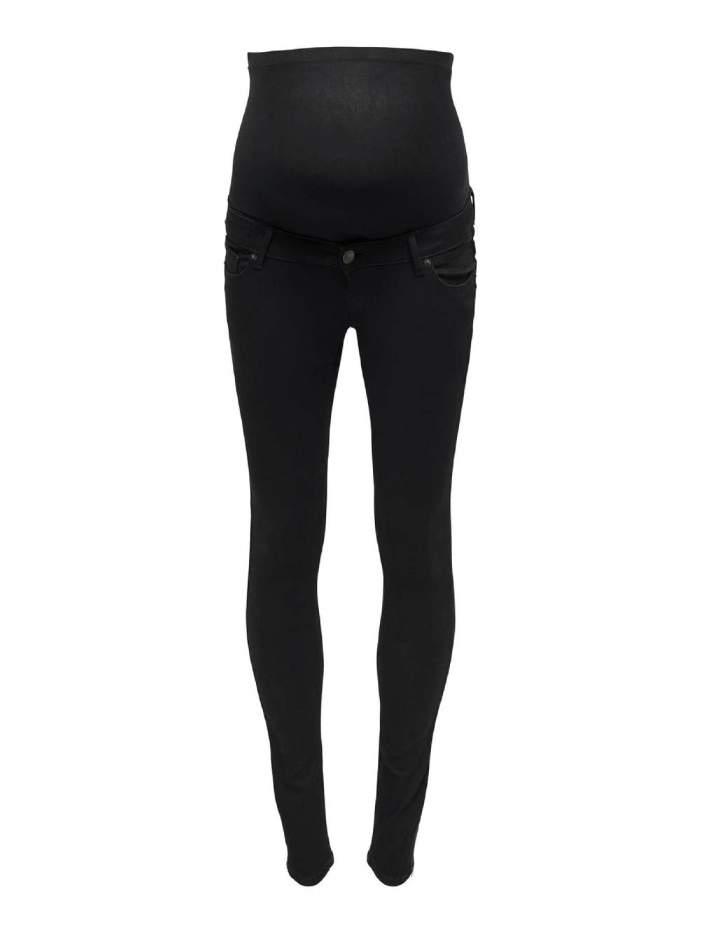Only Maternity Skinny Jeans In Black