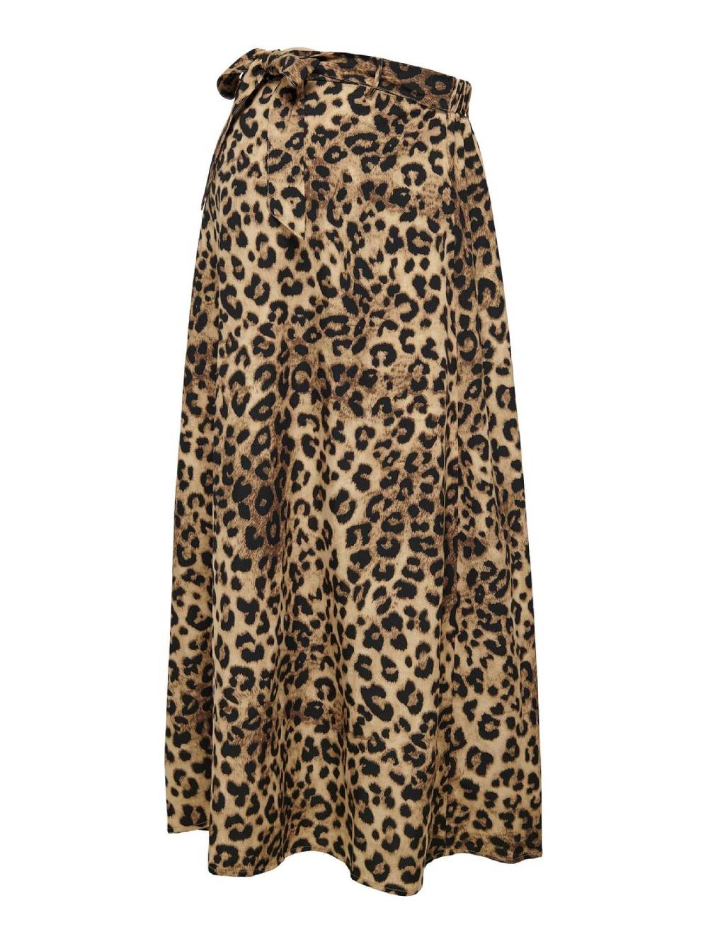 Only Maternity Skirt In Mottled Beige, Mottled Brown