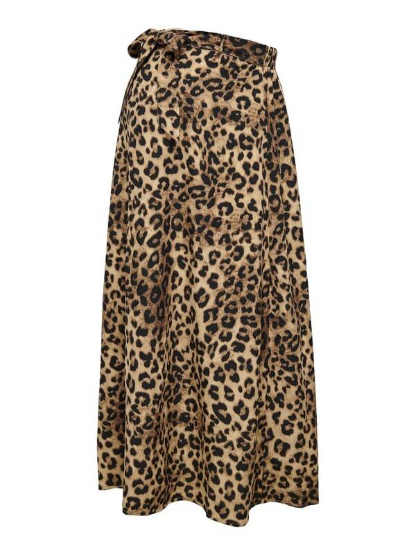 Only Maternity Skirt in Mottled Beige, Mottled Brown