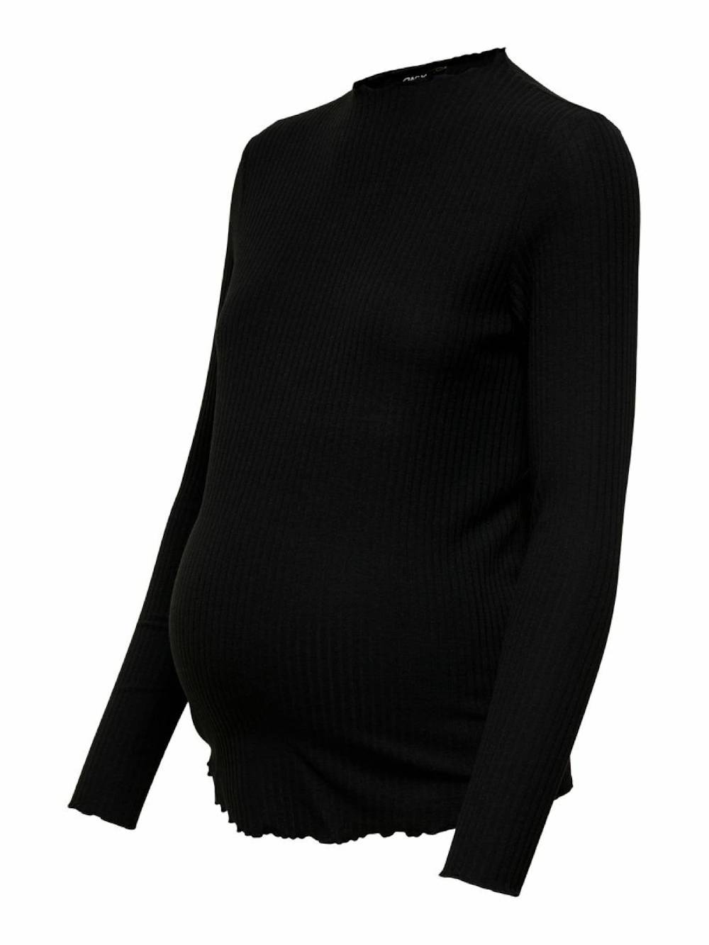 Only Maternity Sweater In Black