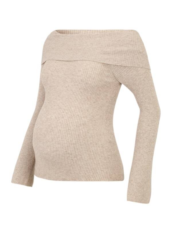 Only Maternity Sweater 'OLMJAYDEN' in Light Brown
